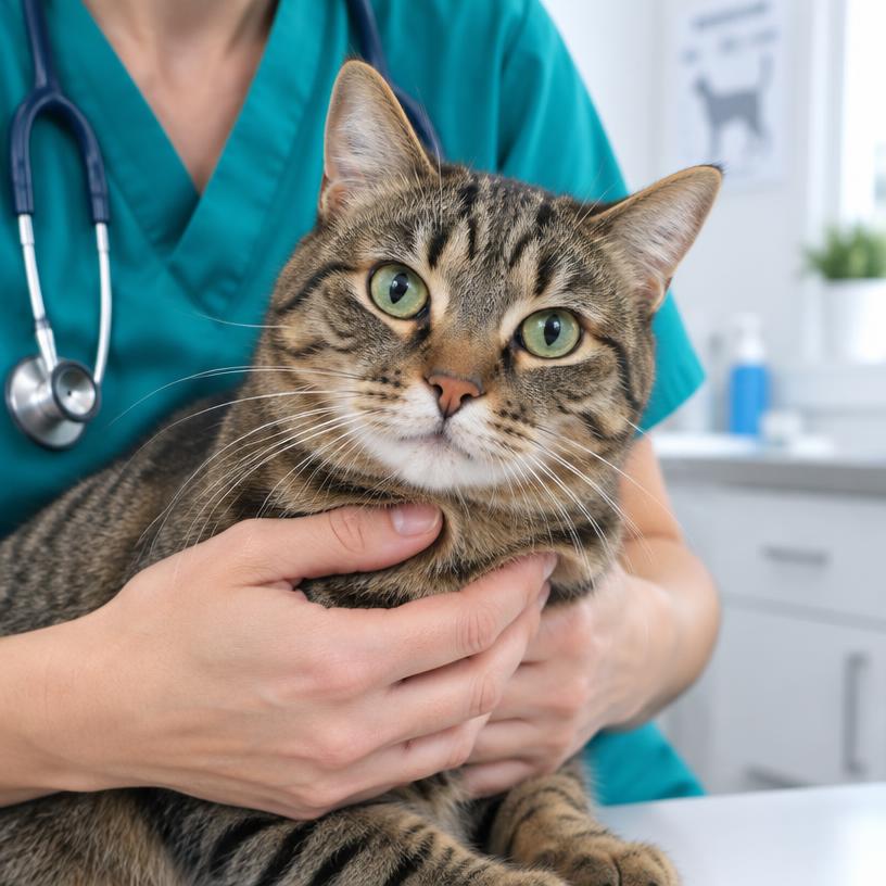 Gato en consulta